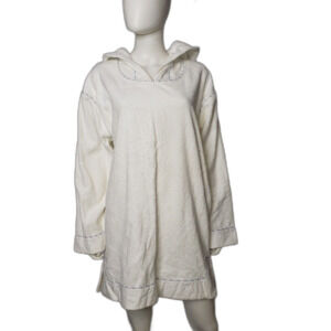 Y2K Victorias Secret White Terry Cloth Pullover Robe Coverup Womens Size Medium